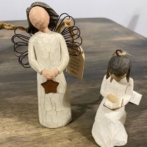 Demdaco Willow Tree Angel of Light and Wisdom Ornaments